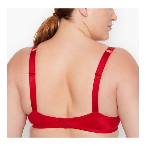 NWOT Victoria Secret Very Sexy Push Up Shine Strap Bra Red - Picture 3 of 5
